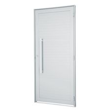 Porta-de-Aluminio-de-Abrir-Alumifort-Branca-com-Lambri-Horizontal-com-Puxador-1-Folha-Abertura-Esquerda-216x88x54---Sasazaki