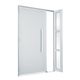 Porta-de-Aluminio-de-Abrir-Alumifort-Branca-com-Lambri-Horizontal-com-Seteira-com-Puxador-1-Folha-Abertura-Direita-216x120x54---Sasazaki