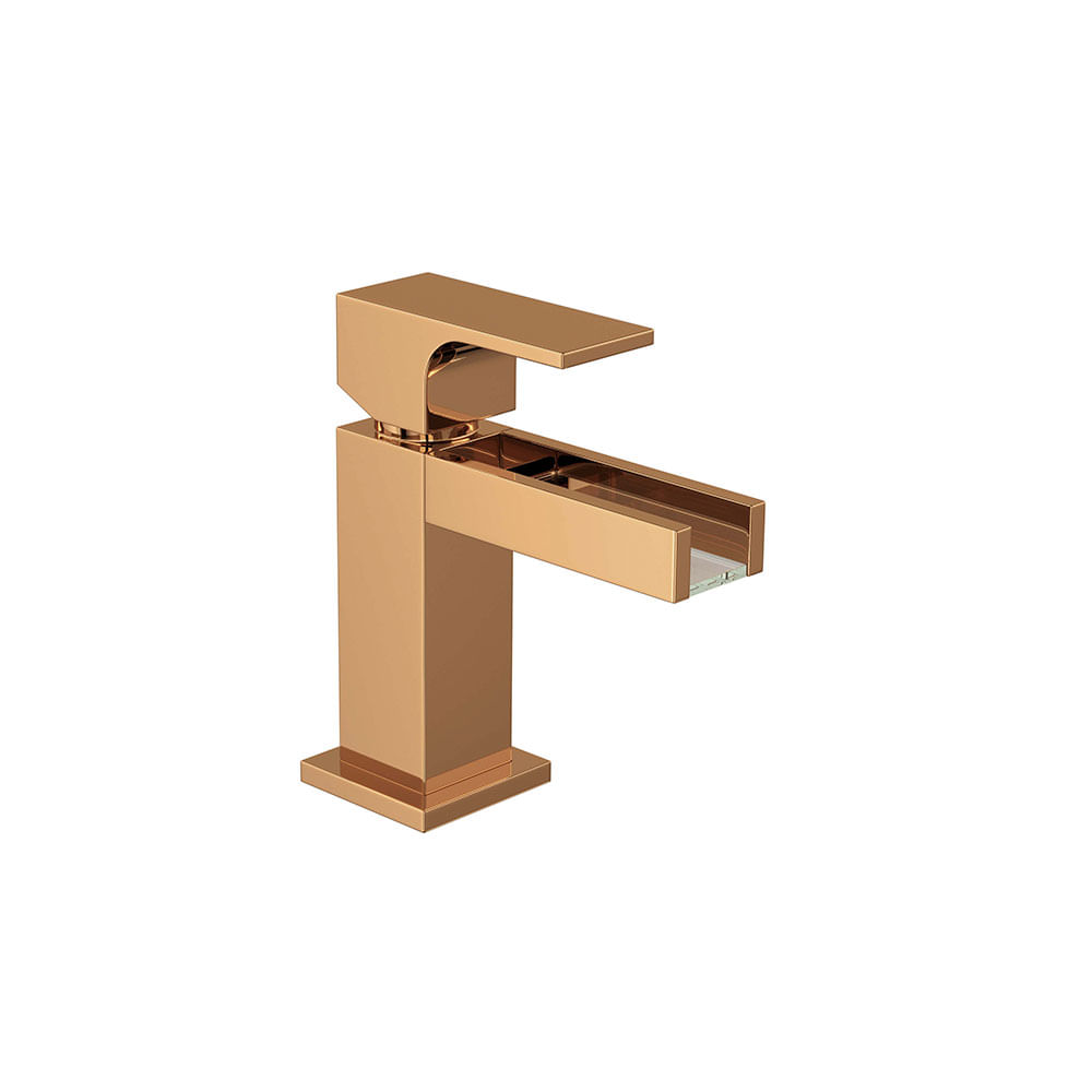 Misturador Monocomando Para Banheiro Mesa Unic Cascata Red Gold 2875 Misturador Monocomando Para Banheiro Mesa Unic Cascata Red Gold 2875