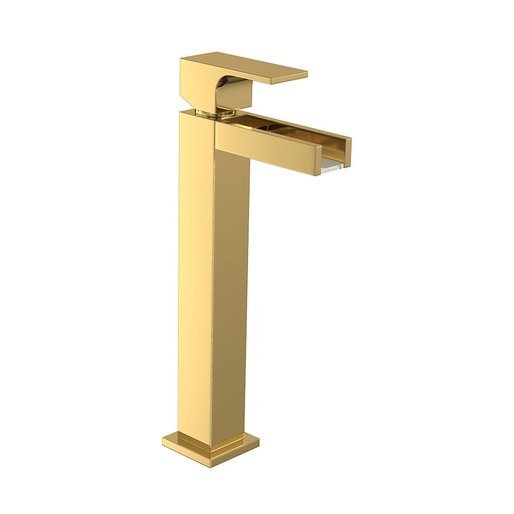 Misturador Monocomando Para Banheiro Mesa Unic Cascata Gold 2885 Misturador Monocomando Para Banheiro Mesa Unic Cascata Gold 2885