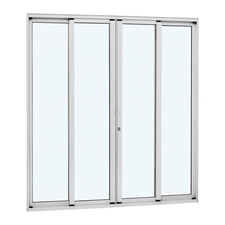 Porta-de-Correr-Aluminio---4-Folhas---Branco-Alumifort-216x200x87cm---77136614---Sasazaki