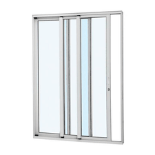 Porta-de-Correr-Aluminio---3-Folhas---Branco-Alumifort-Esquerda-216x160x125cm---77136541---Sasazaki