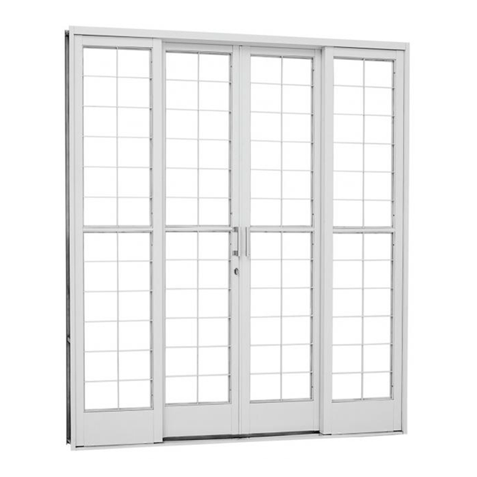 Maison Exclusive - Kit de ferragens para porta deslizante 200 cm aço branco