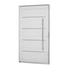 Porta-Pivotante-Lambris-Horizontais-com-Friso-e-Puxador-Aluminio-Branco-2235x1262x12cm-Direita-Aluminium---72441095---Sasazaki