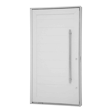 Porta-Pivotante-Lambris-Horizontais-com-Puxador-Aluminio-Branco-2435X1462X12cm-Direita-Aluminium---72443110---Sasazaki