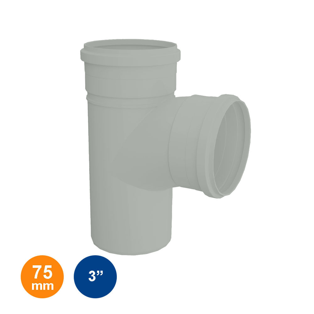 Te De Esgoto Serie R 75mm 3 Tigre Padovani