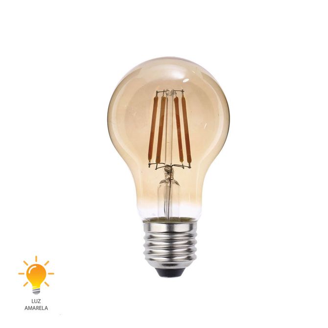 Lampada-LED-Filamento-A60-E27-4W-Bivolt-Branco-Quente-2200K---0325000---Blumenau