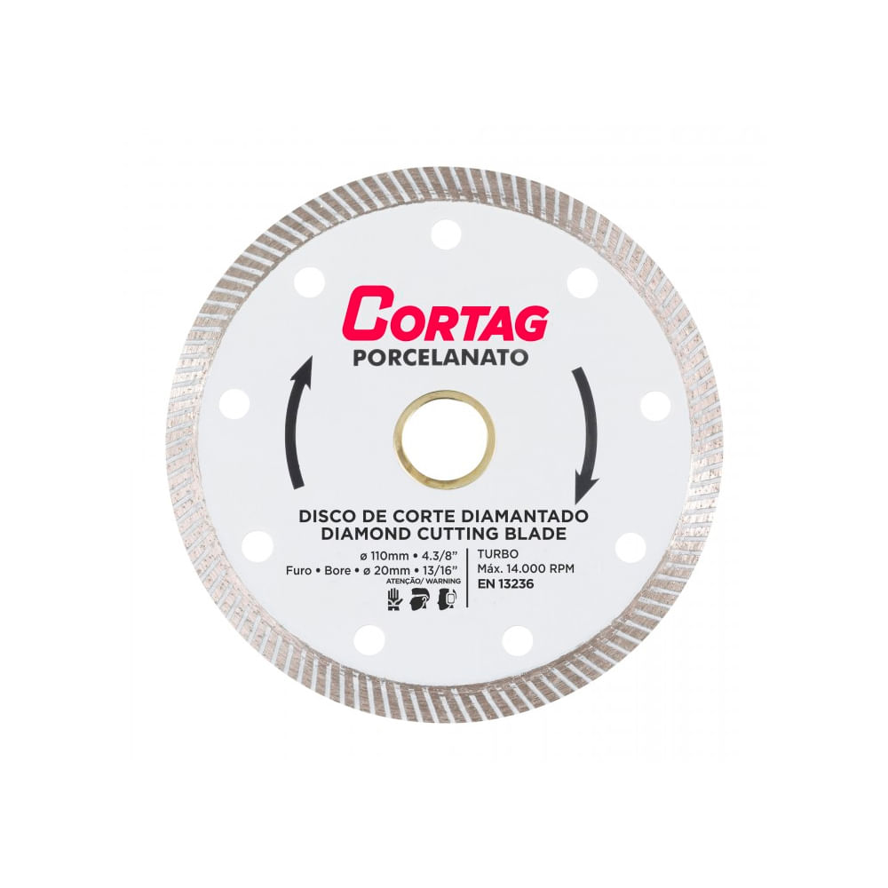 Disco Diamantado Porcelanato - 60863 - Cortag