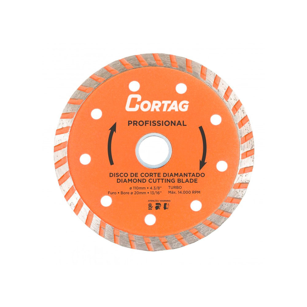 Disco Diamantado Profissional - 60764 - Cortag