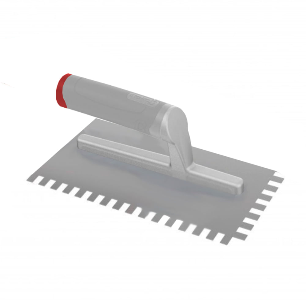 Desempenadeira de Aço Zincada com cabo de Plastico 8x8 - 62169 - Cortag