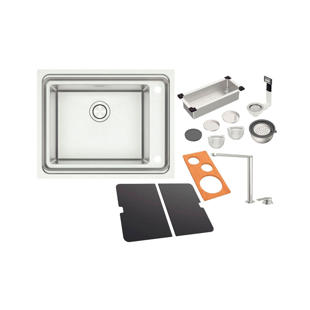 Cuba Inox Sob Quadrum 111x60 93913/103 - Tramontina