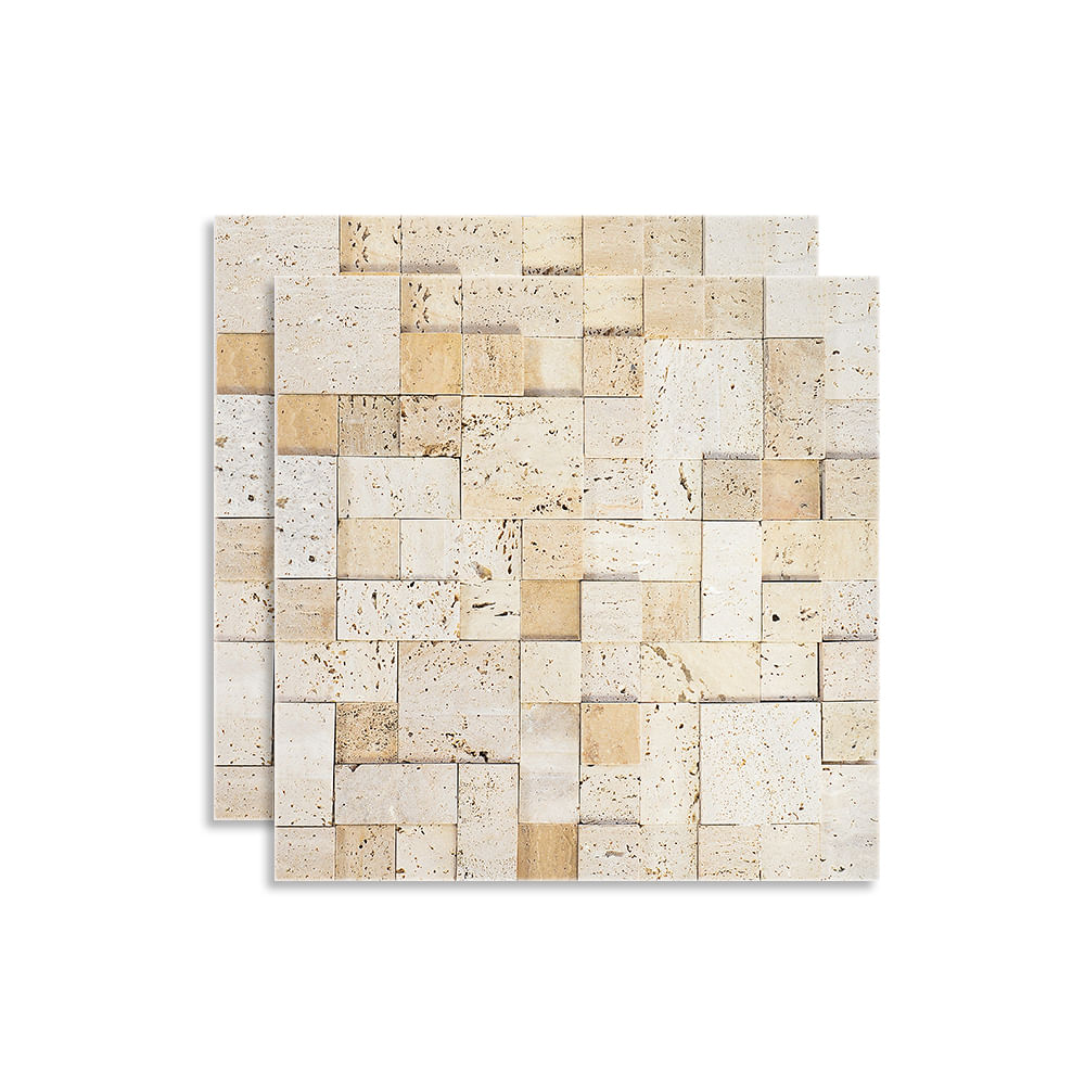Mosaico Pedra Travertino 30x30 Ra404 - Anticatto