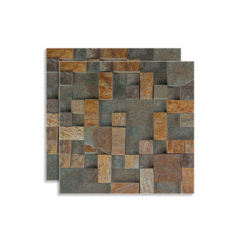 Mosaico Relevo 30x30 Multiplos Natural Ma5544 - Anticatto