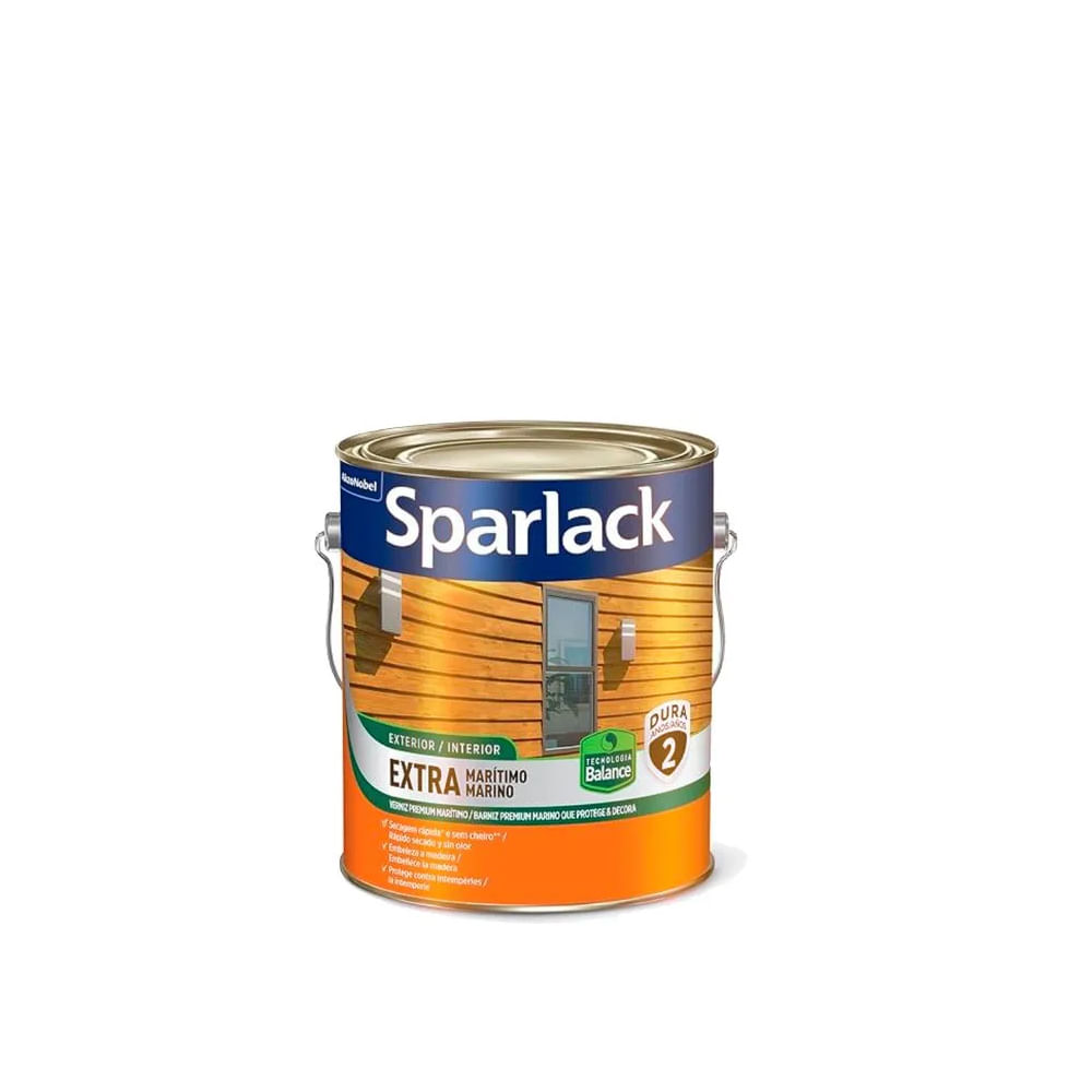 Verniz Maritimo Acetinado Extra Sparlack 3,6L - 5203123 - Coral