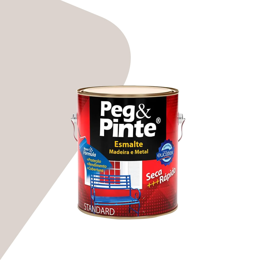 Tinta Esmalte Brilhante Peg & Pinte Gelo 3,6L - Eucatex