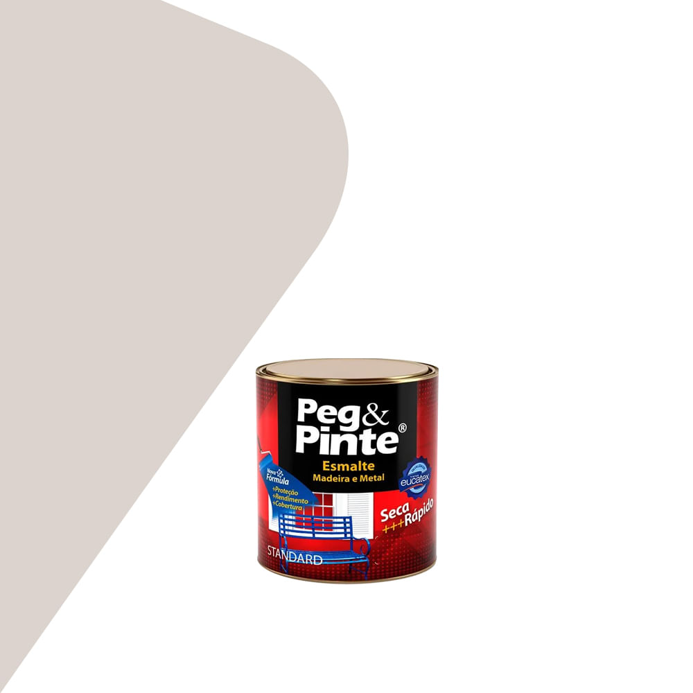 Tinta Esmalte Brilhante Peg & Pinte Gelo 900ml - Eucatex