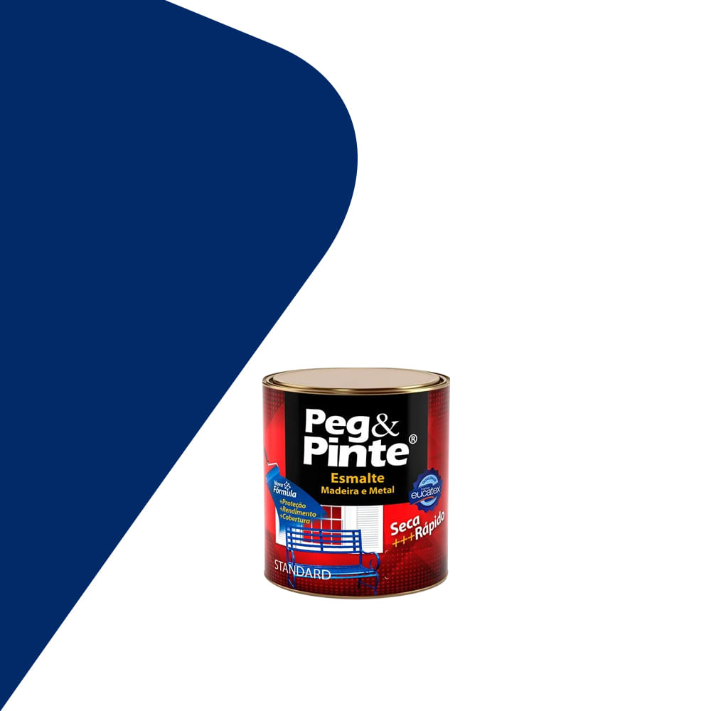 Tinta Esmalte Peg & Pinte 900ml Azul Del Rey - Eucatex