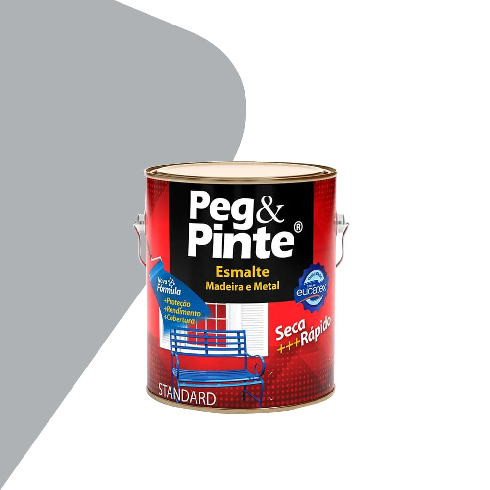 Tinta Esmalte Peg & Pinte 3,6 Platina - Eucatex