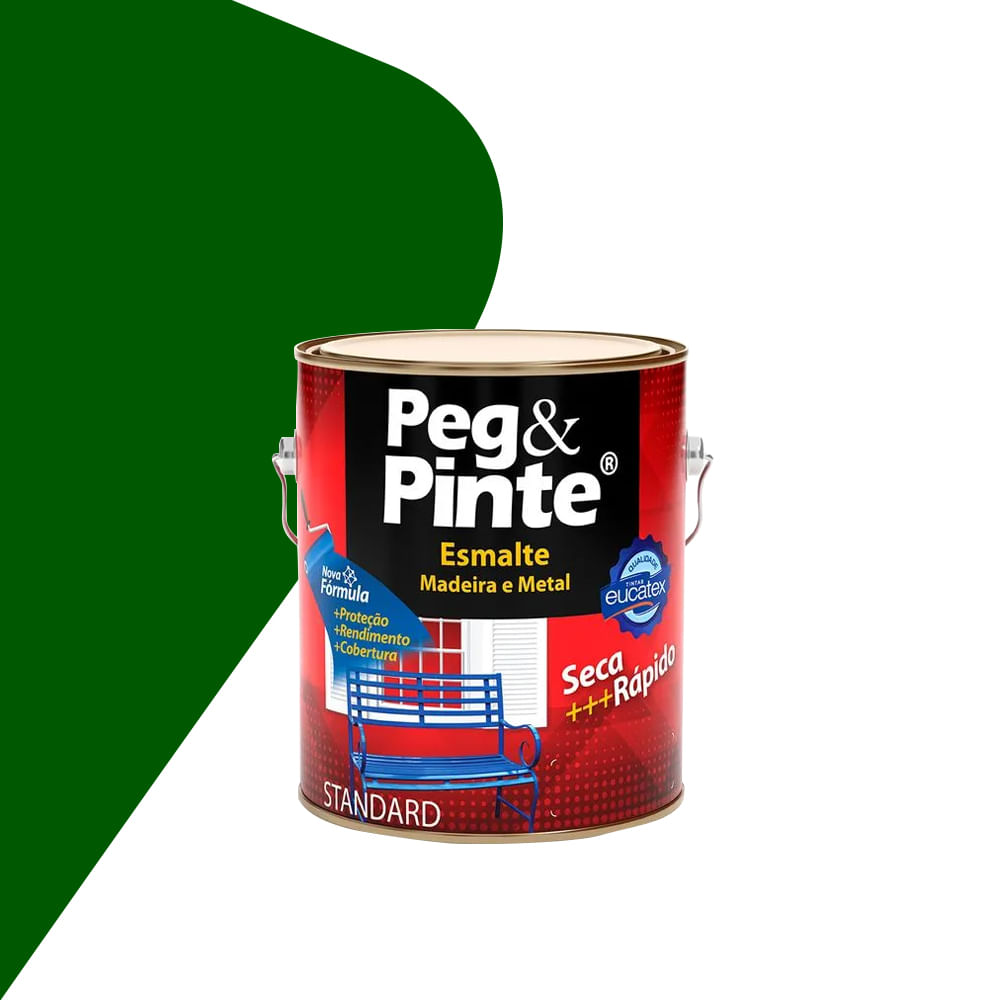 Tinta Esmalte Peg & Pinte 3,6 Verde Follha - Eucatex