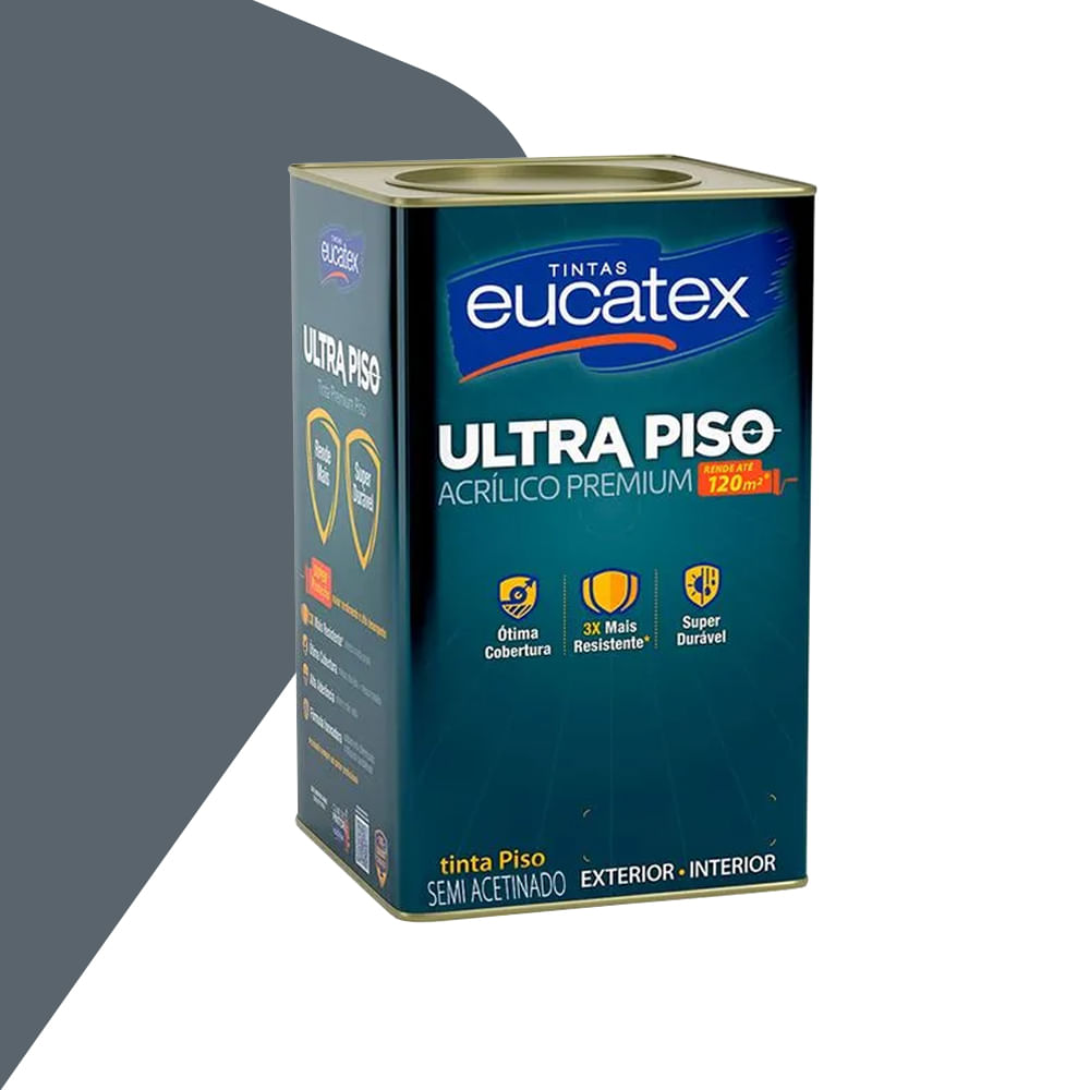 Tinta Piso Ultra 18l Cinza - Eucatex