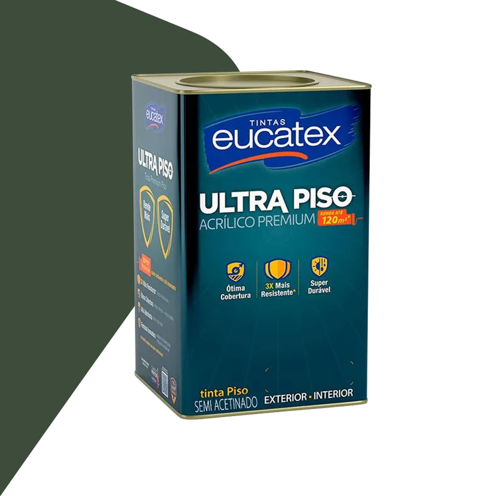 Tinta Piso Ultra 18l Cinza Escuro - Eucatex
