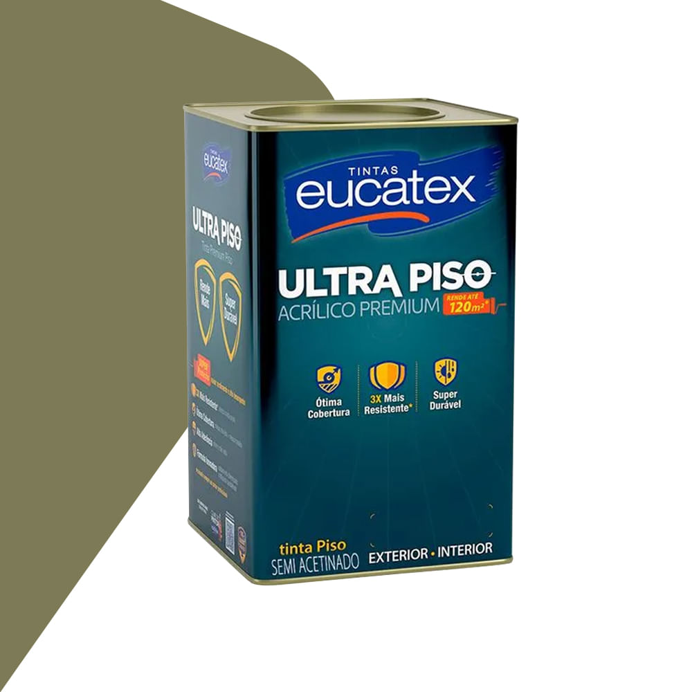 Tinta Piso Ultra 18l Concreto - Eucatex