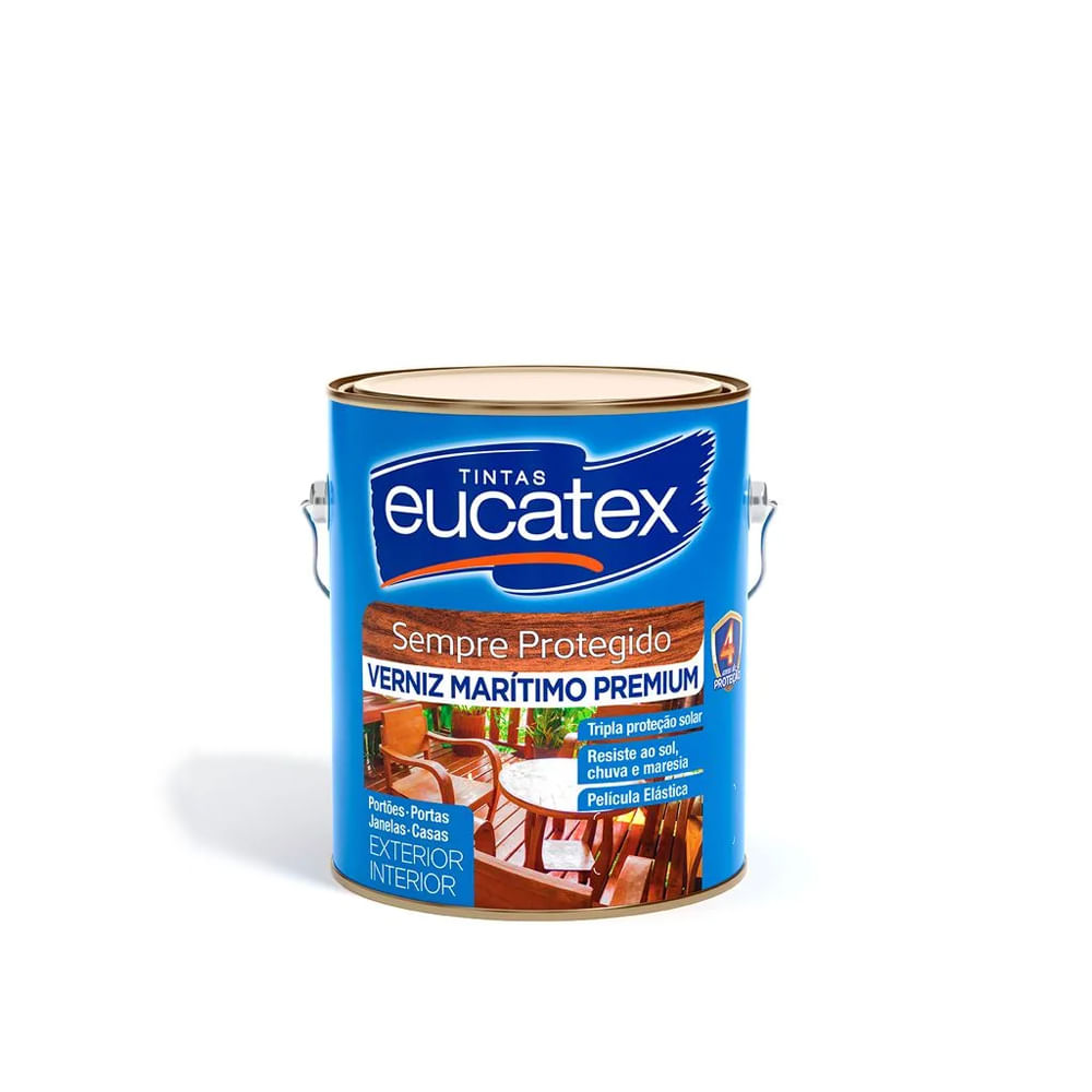 Verniz Maritimo Acetinado 3,6lt - Eucatex