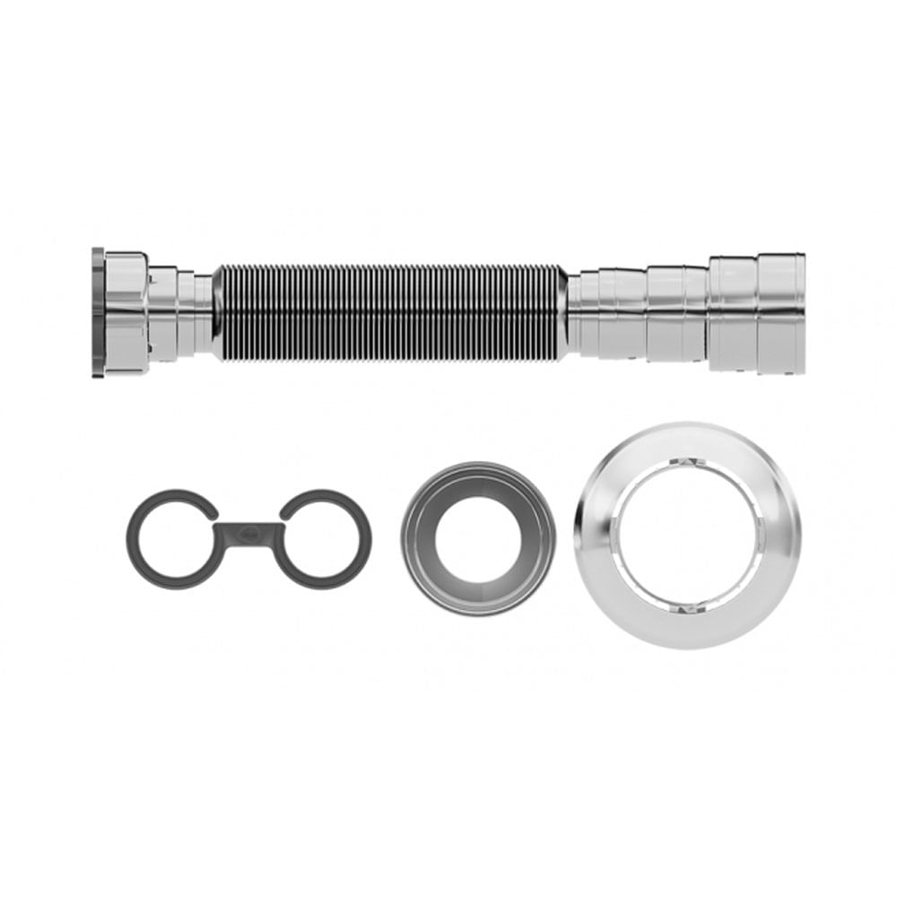 Sifão Tubo Extensor Universal 70cm Cromado - 031105-412 - Blukit