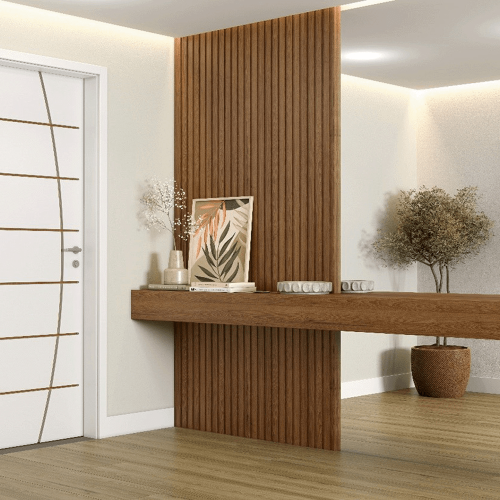 Painel Ripado Ru Freijo Brasil - Eucatex