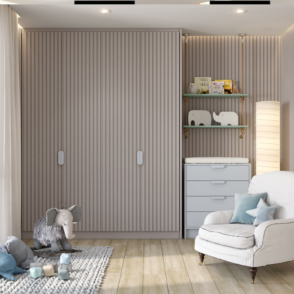 Painel Ripado Ru Fume - Eucatex