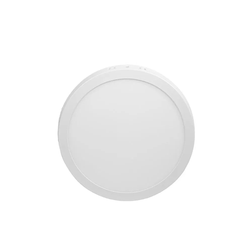Painel LED Sobrepor Redondo 18W Lux 6500K Branco - Taschibra