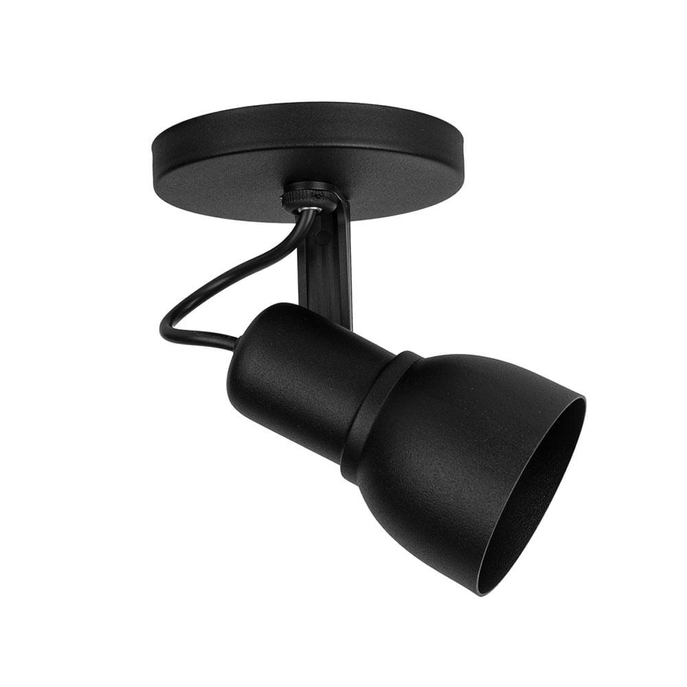 Spot Light Preto SP1857/1 - Kin Light