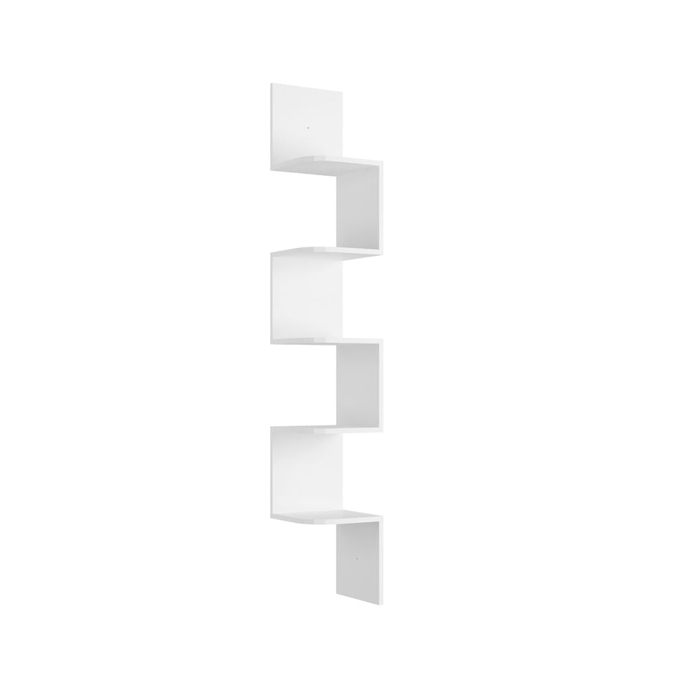 Kit de Prateleiras para Canto Branco 158x25 - Kit-canto-15825 - Multivisão