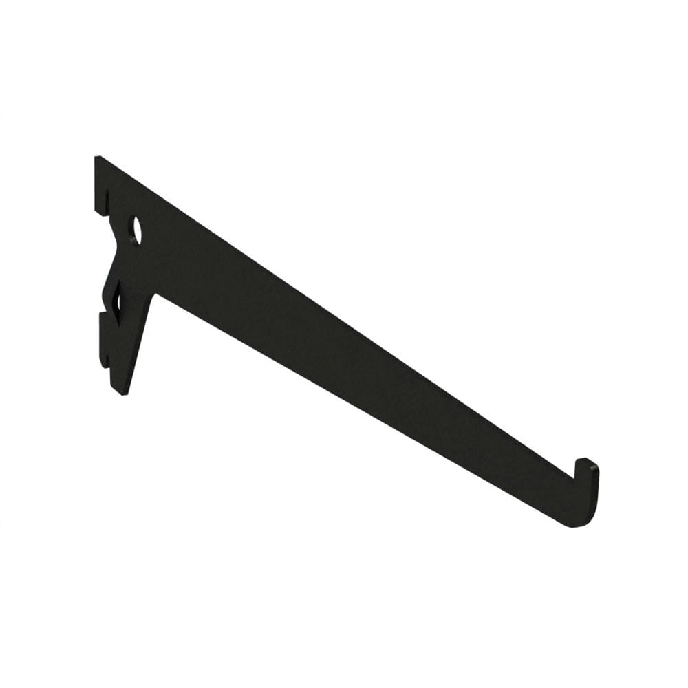 Suporte Prateleira Simples Preto 25Cm- SS25 - Multivisão