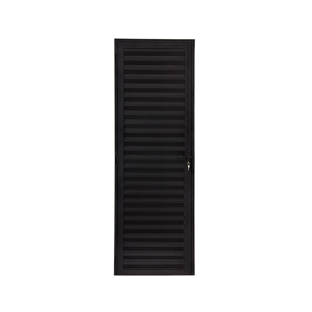 Porta Palheta 210X80 Preto Direita 02/047PTA - AJ Esquadrias