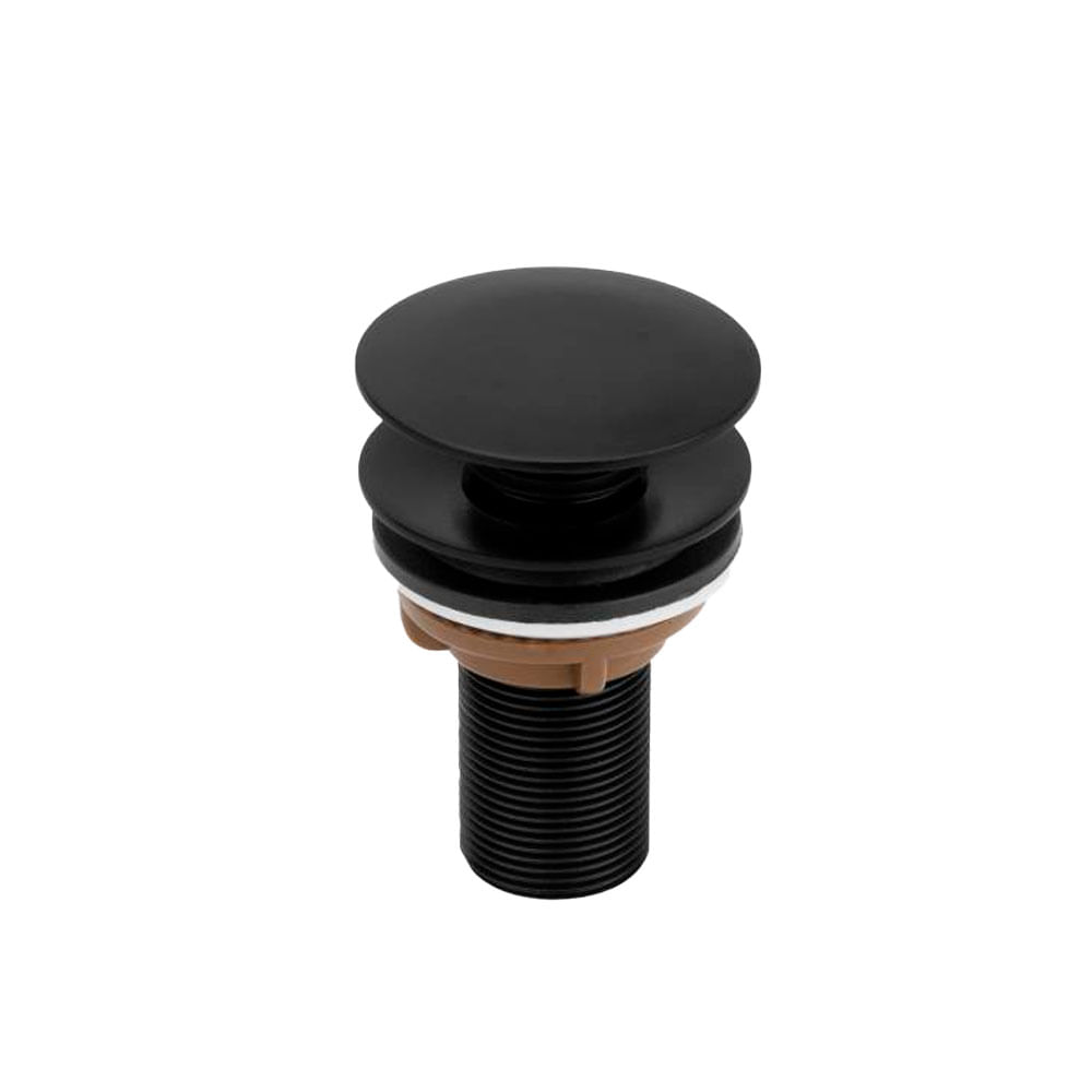 Válvula para Lavatório 7/8" 1601 Click Preto Fosco - Perflex