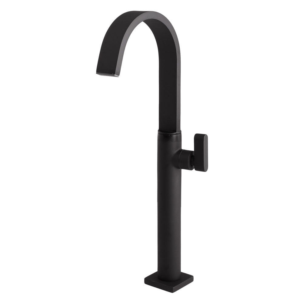 Torneira para Banheiro Cuba de Apoio Dom 1195 PF33 Preto Fosco - Perflex