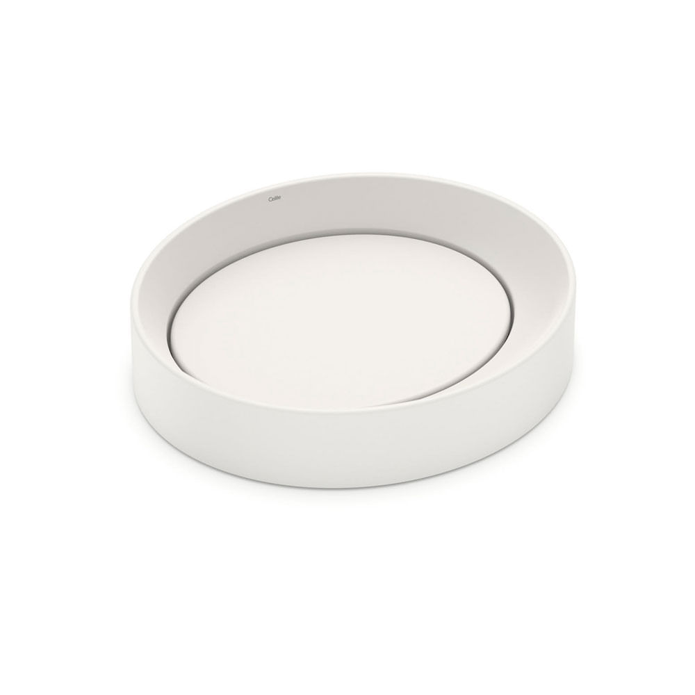 Cuba de Apoio Oval D5 45X40 Beige - Celite