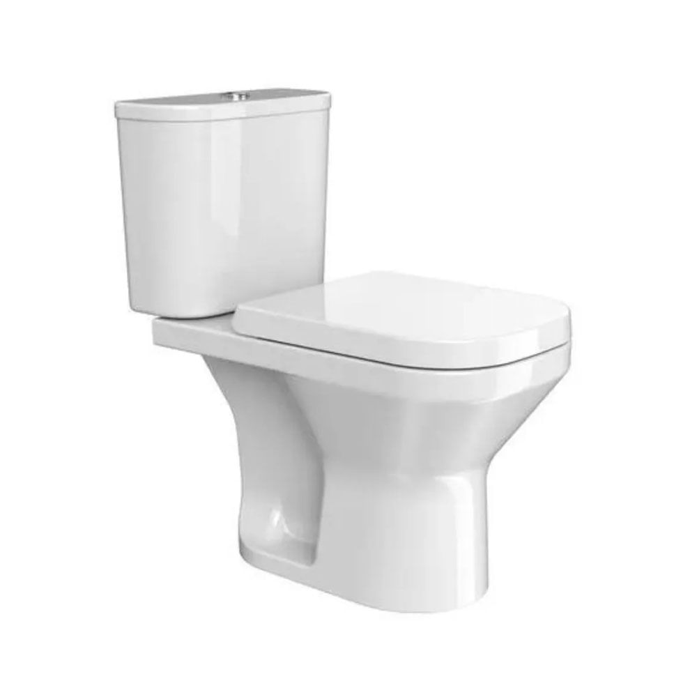 Kit Bacia com Caixa Acoplada Completo Span Flow Square Branco - Kohler