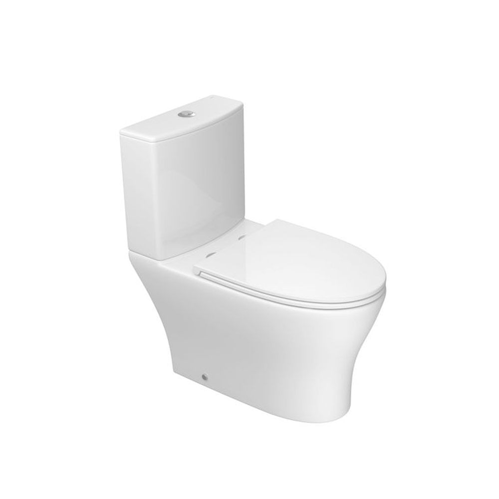 Kit Bacia com Caixa Acoplada Completo Level Branco KP.8520.17 - Deca