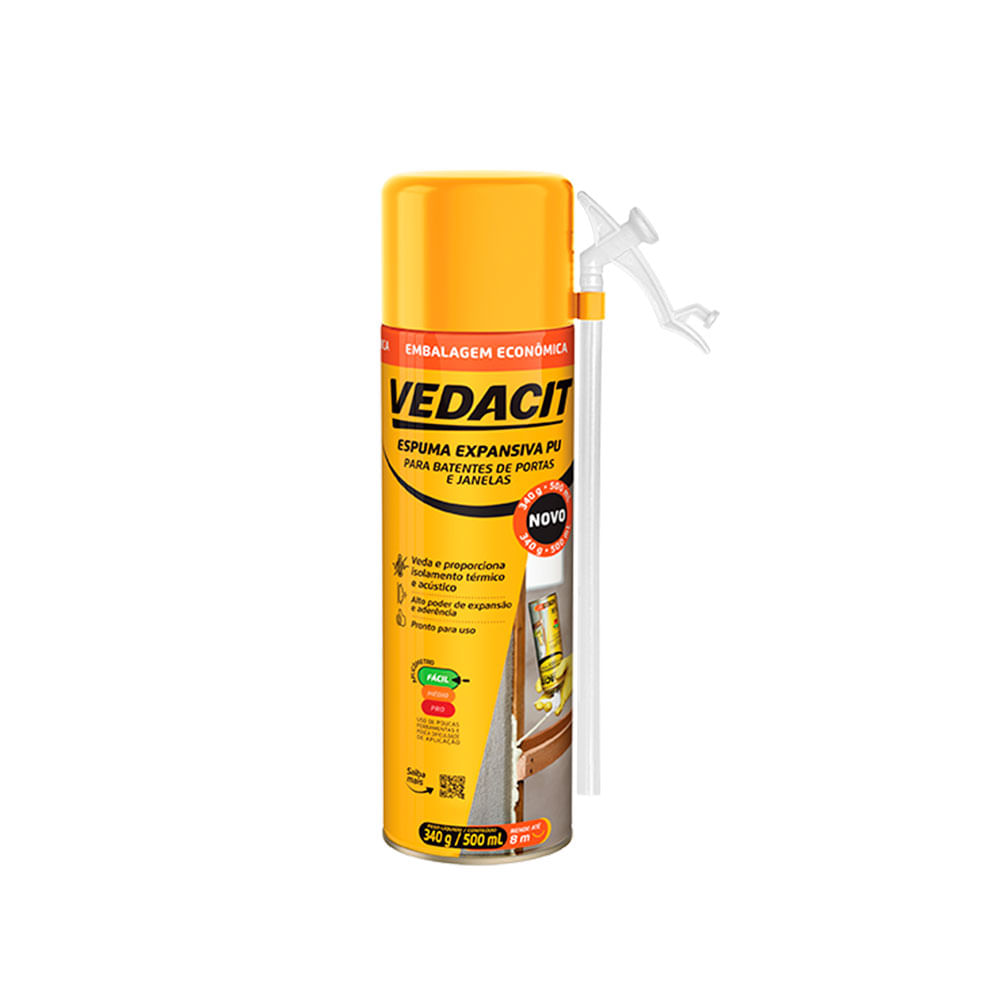 Espuma Expansiva Expancit PU 340gr - 500ml - Vedacit