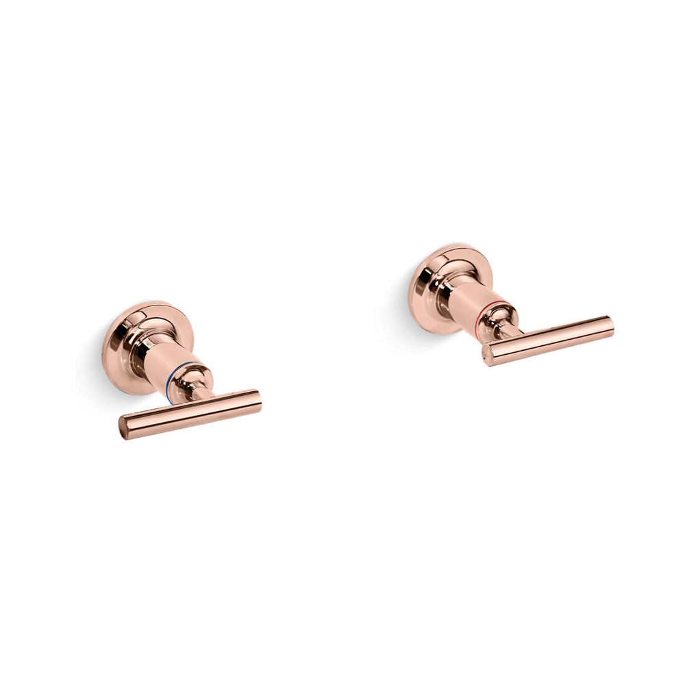 Acabamento p/Misturador de Chuveiro Purist Ouro Rosa T11648RGD - Kohler