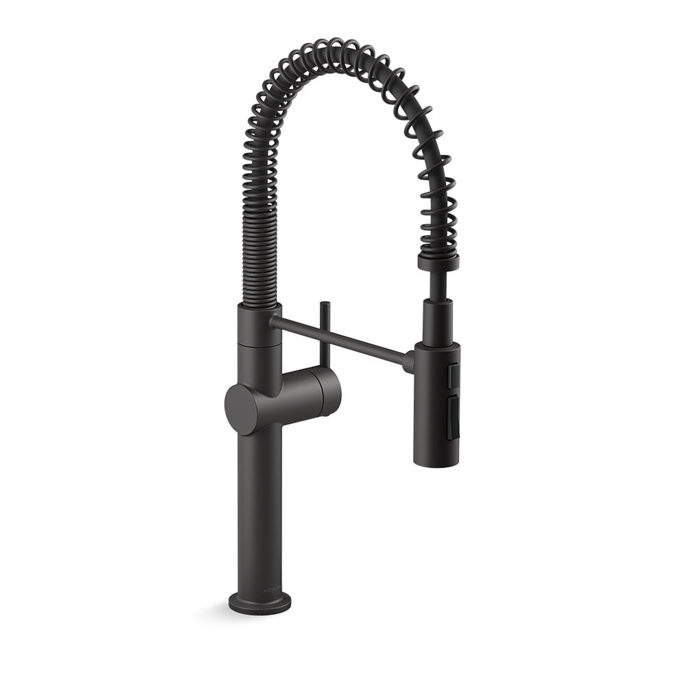 Misturador Monocomando de Cozinha Crue Gourmet Black Mate 22973BL - Kohler