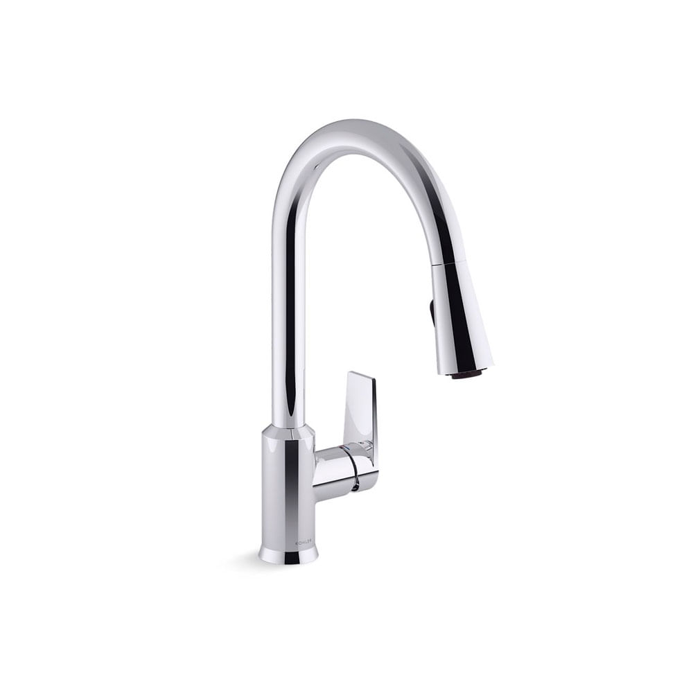 Misturador Monocomando de Cozinha Taut Ducha Removível Cromado 21367CP - Kohler