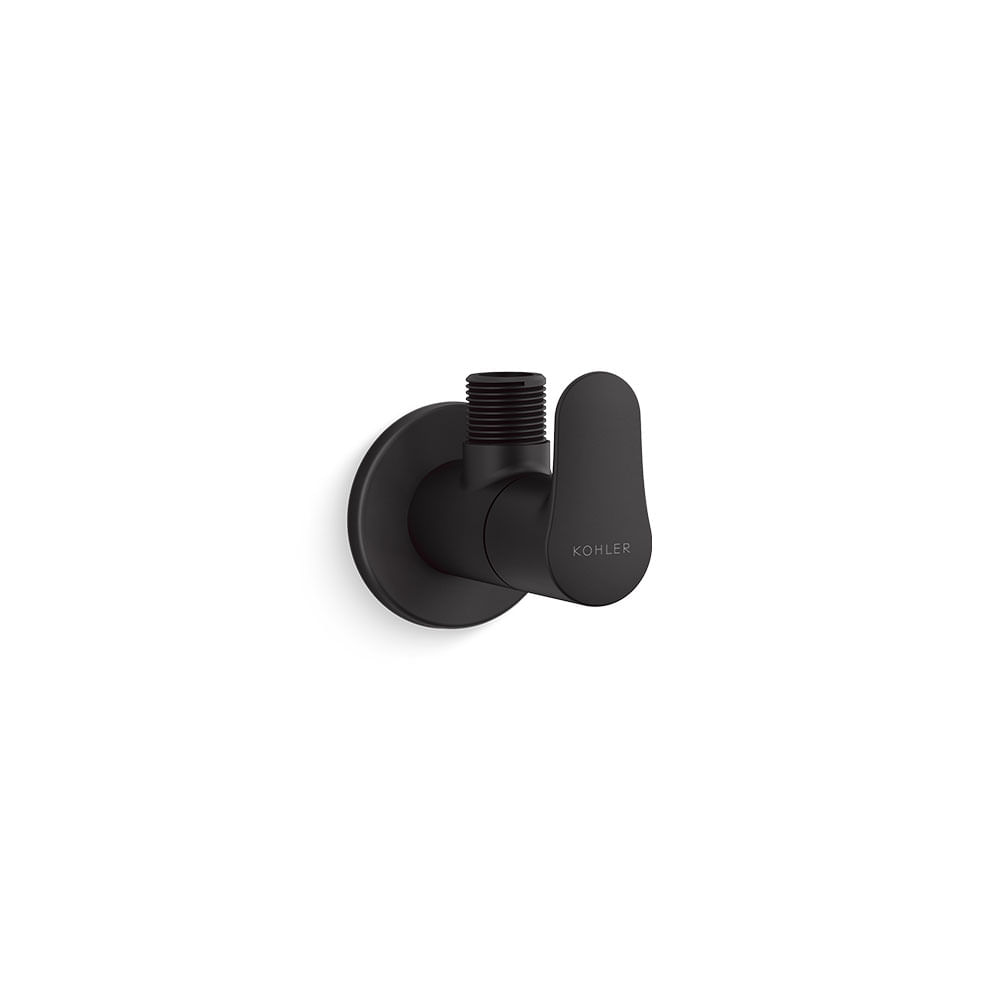 Válvula Angular p/Ducha Higiênica July Luxe Black Mate 16086BL - Kohler
