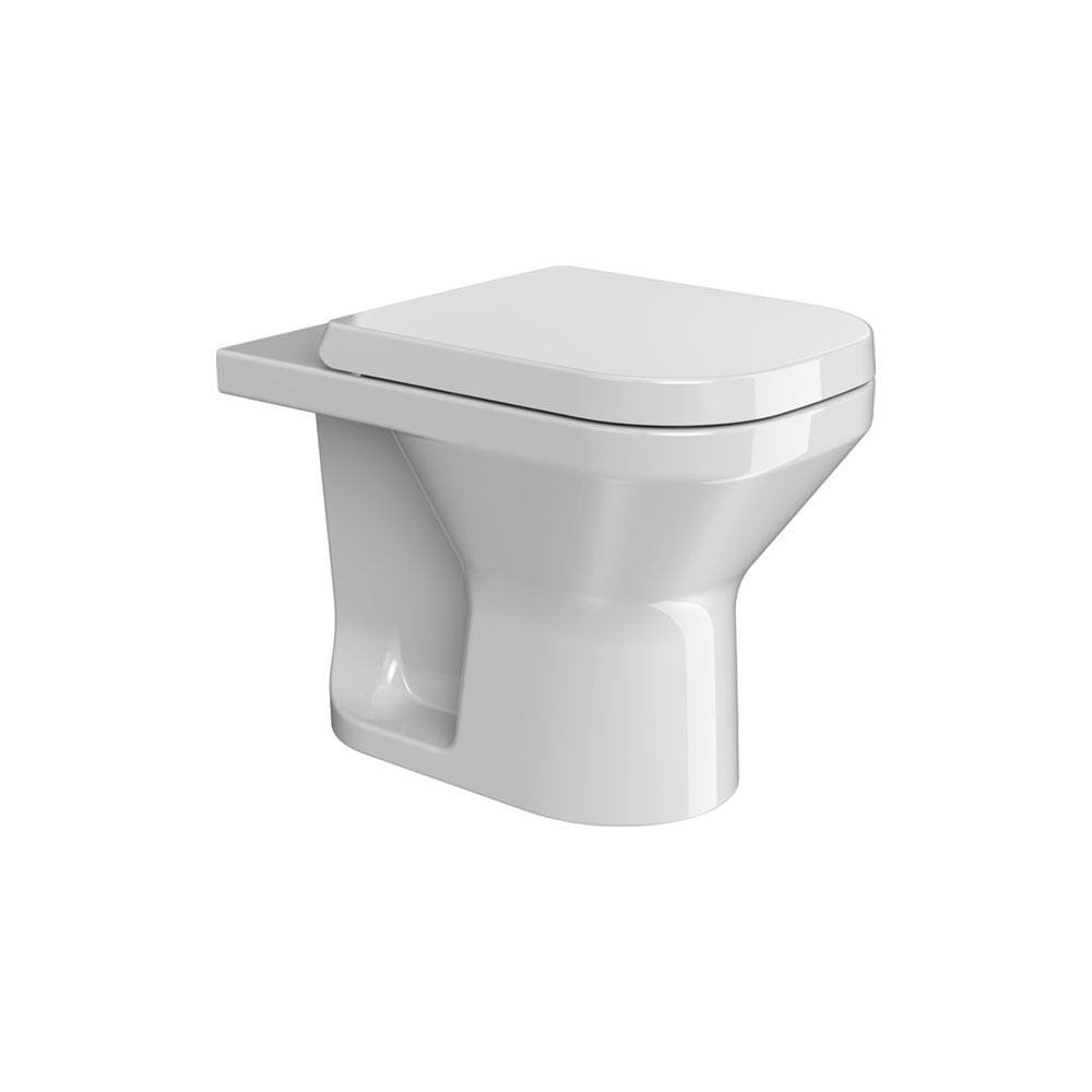 Kit Bacia Convencional Completo SP Flow Square Branco - Kohler