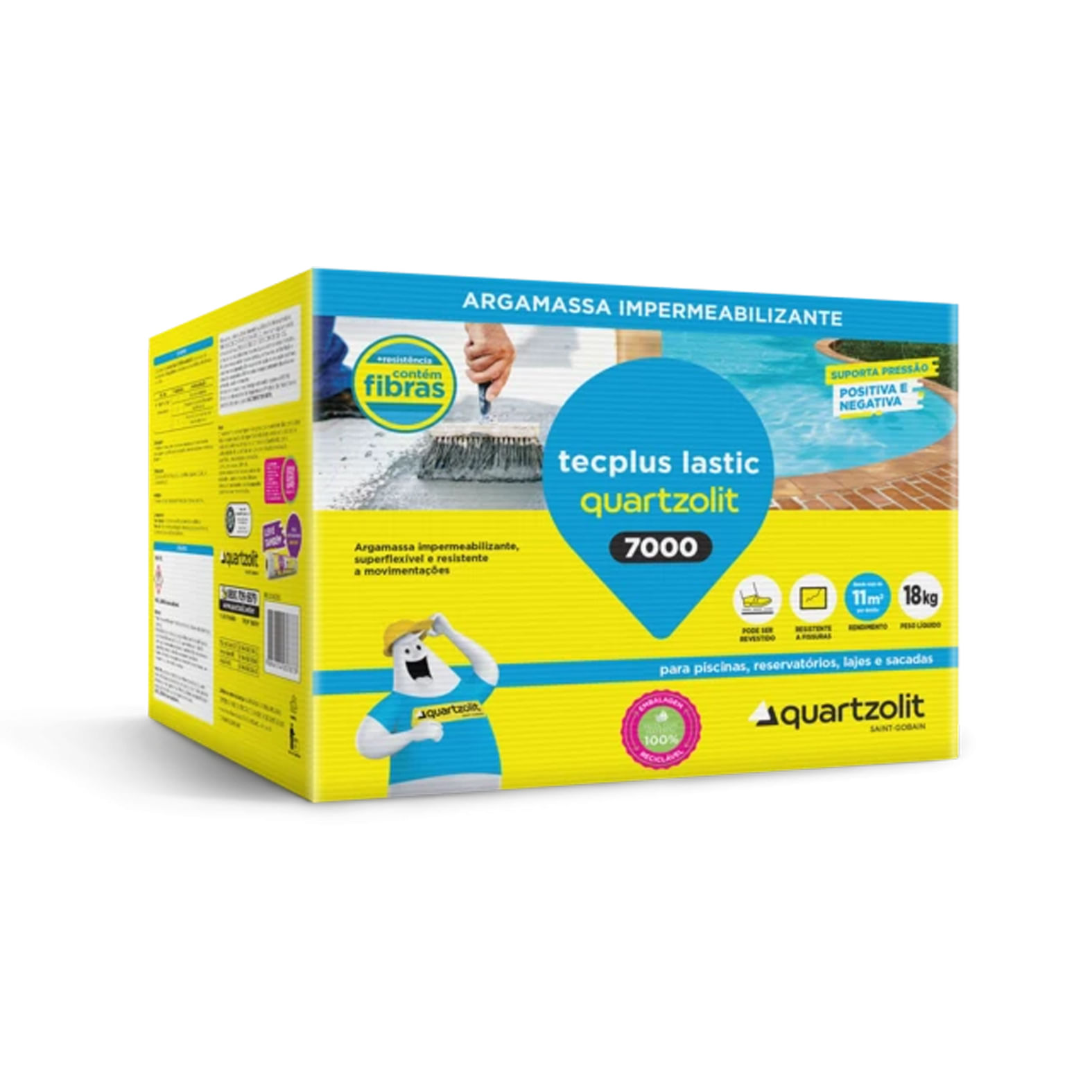 Tecplus Lastic 7000 18Kg - Quartzolit