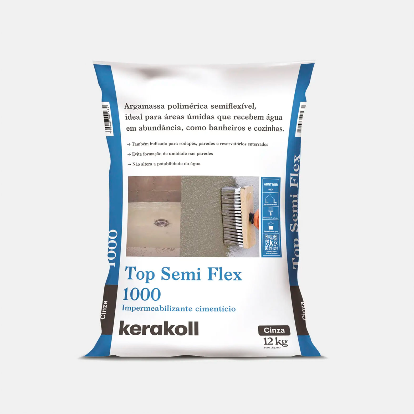 Impermeabilizante Top Semiflex 1000 12Kg - Kerakoll